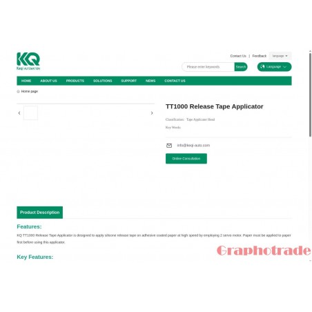 KQ TT1000 Release Tape Applicator Double sided tape applicators KQ